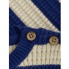 Gestreepte gebreide sweater - Segesta stripe pattern medium blue 